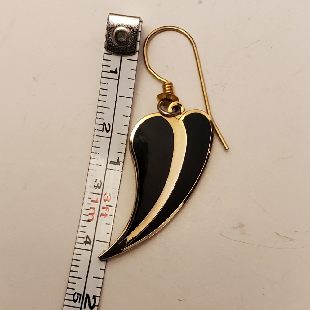 Vtg. Roccoco Dangle Earrings - Picture 7 of 7
